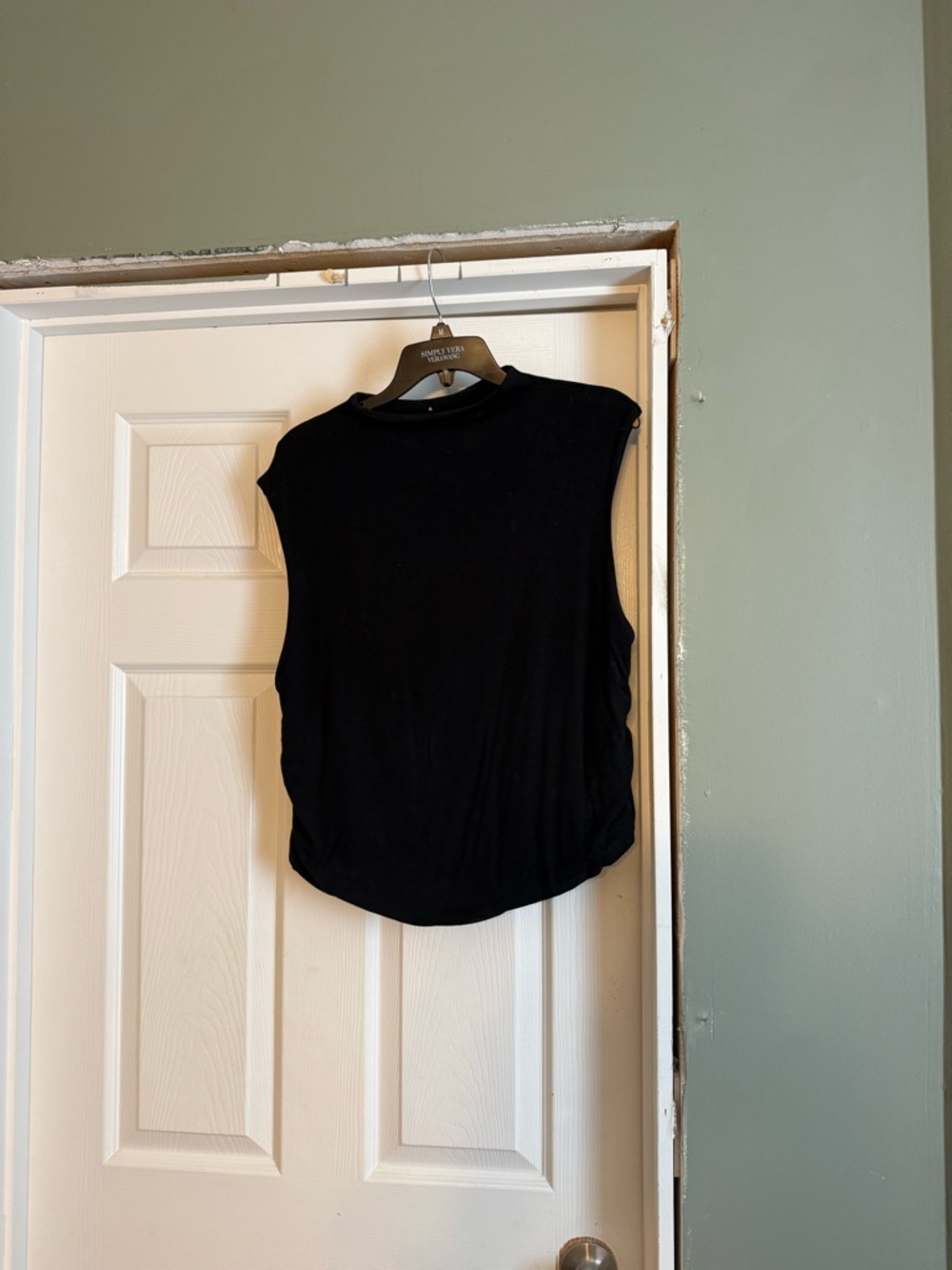a new day Black Sleeveless Crewneck Tank